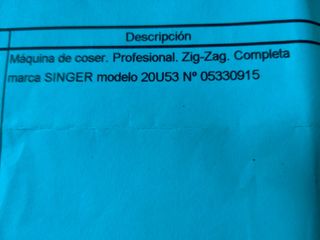 Maquina de coser industrial