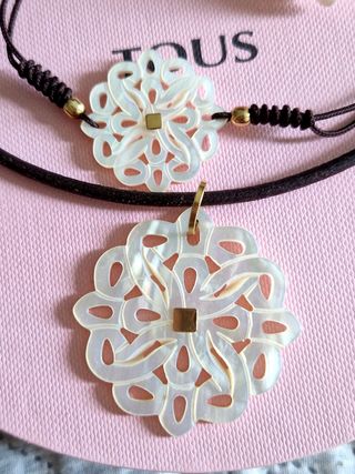 Conjunto Tous oro nacar Majarelle 