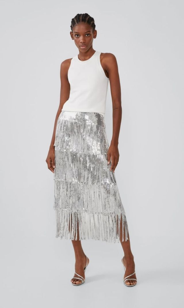 Falda lentejuelas XS/S