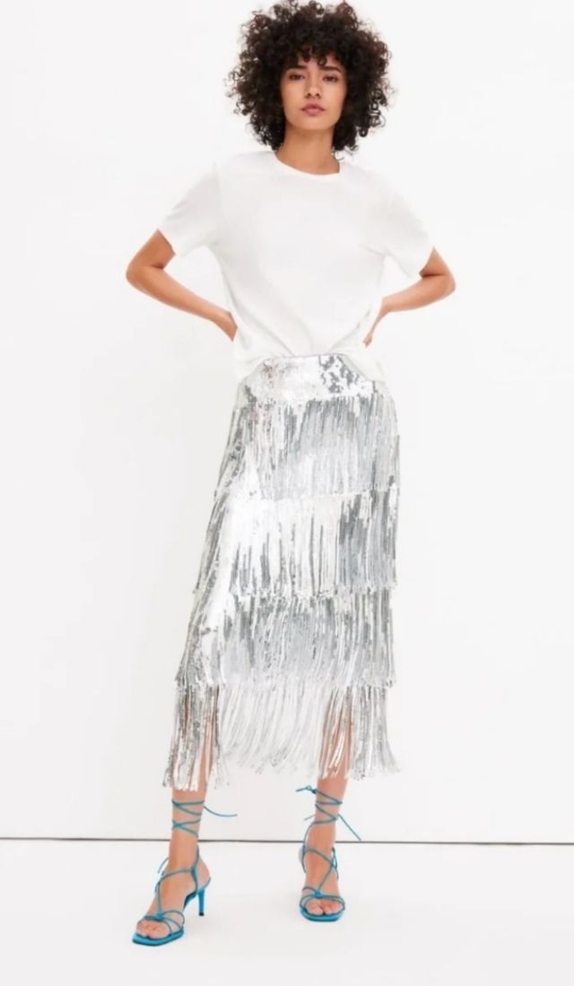 Falda lentejuelas XS/S