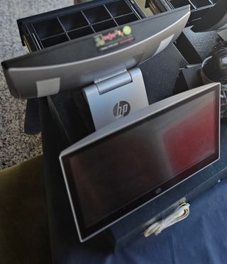 💥Moderno TPV HP Caja Registradora Como nuevo