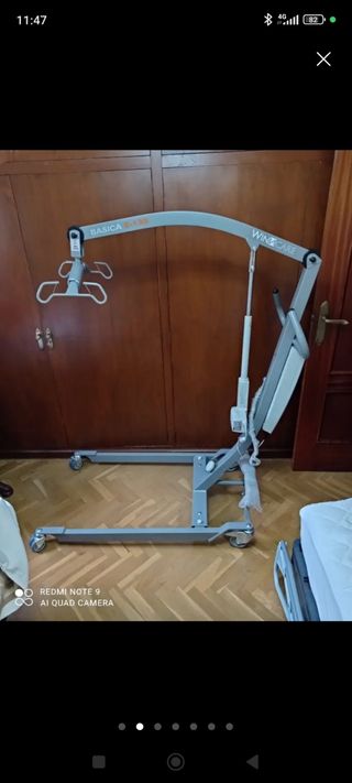 Grúa eléctrica ancianos - enfermos