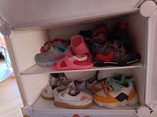 Mueble almacenamiento.Zapatero niños