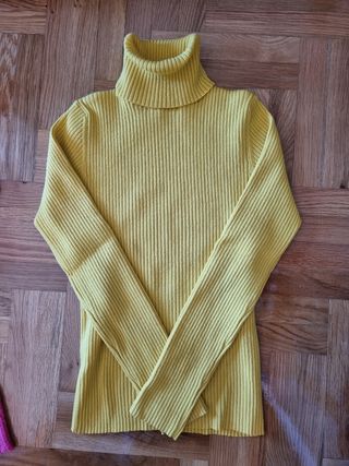 Jersey  de Mango de mujer talla XL Amarillo