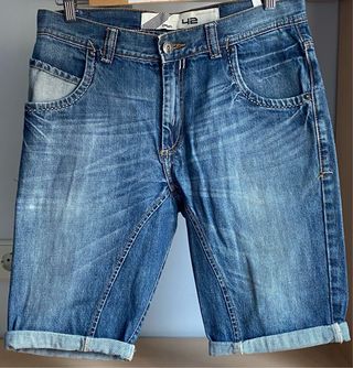 Bermudas vaqueras azules