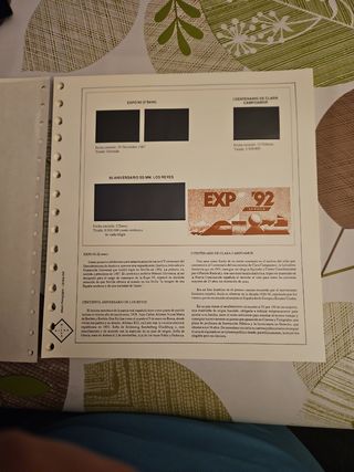 Hojas para Colección Sellos