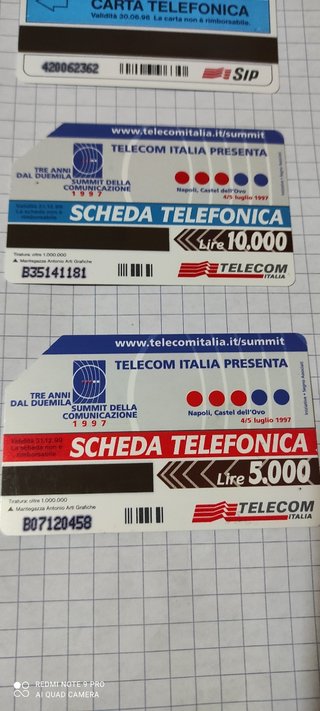 Schede telefoniche "Napoli"