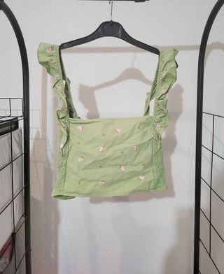 Blusa flores Stradivarius nueva