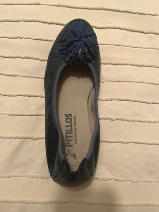 Zapatos Pitillos azul marino