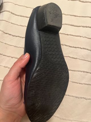 Zapatos Pitillos azul marino