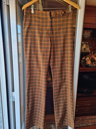 Pantalon "Mango" mujer, talla 40, marron
