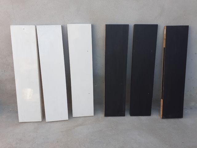 Estantes blancos o negros Lack de IKEA