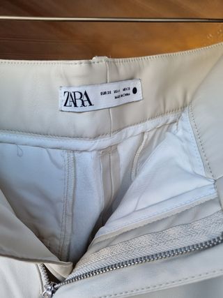 Pantalon polipiel "Zara" talla 38