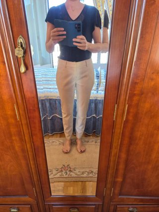 Pantalon polipiel "Zara" talla 38