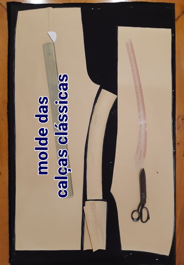 Molde para calça clássica