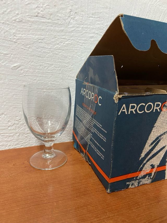 Set 6 copas de vidrio