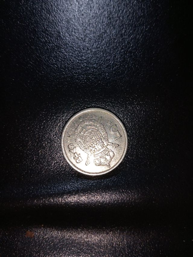 Moneda 5pesetas del75