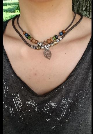 Collana unisex a lunghezza regolabile 