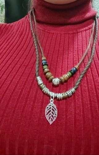 Collana unisex a lunghezza regolabile 