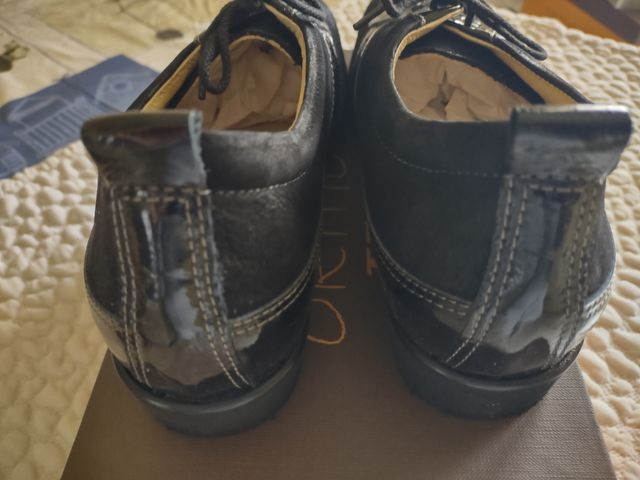 Scarpe donna pelle stringate n. 41