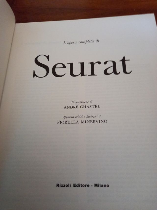 L'opera completa di Seurat
Classici dell'arte 