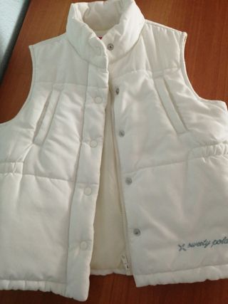 Gilet imbottito bianco
