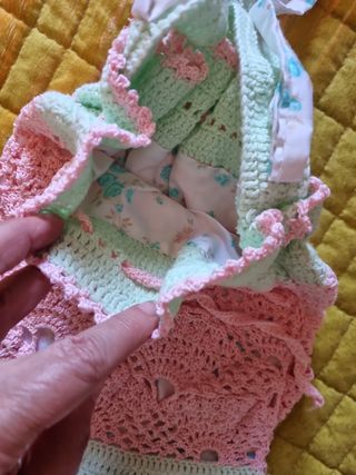 Zainetto uncinetto secchiello