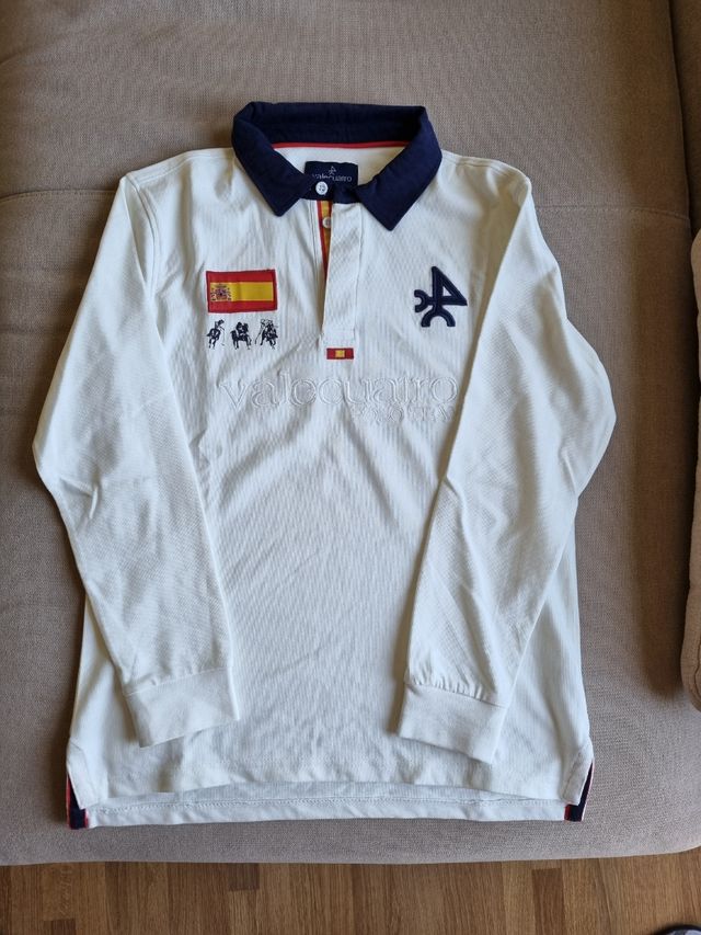 Polo Valecuatro niño talla 14 beige