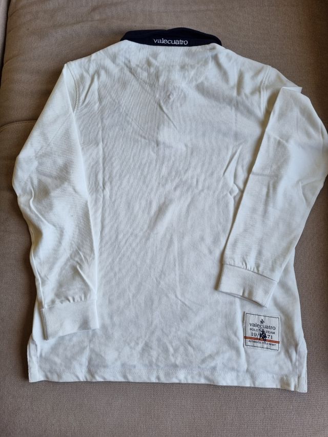 Polo Valecuatro niño talla 14 beige