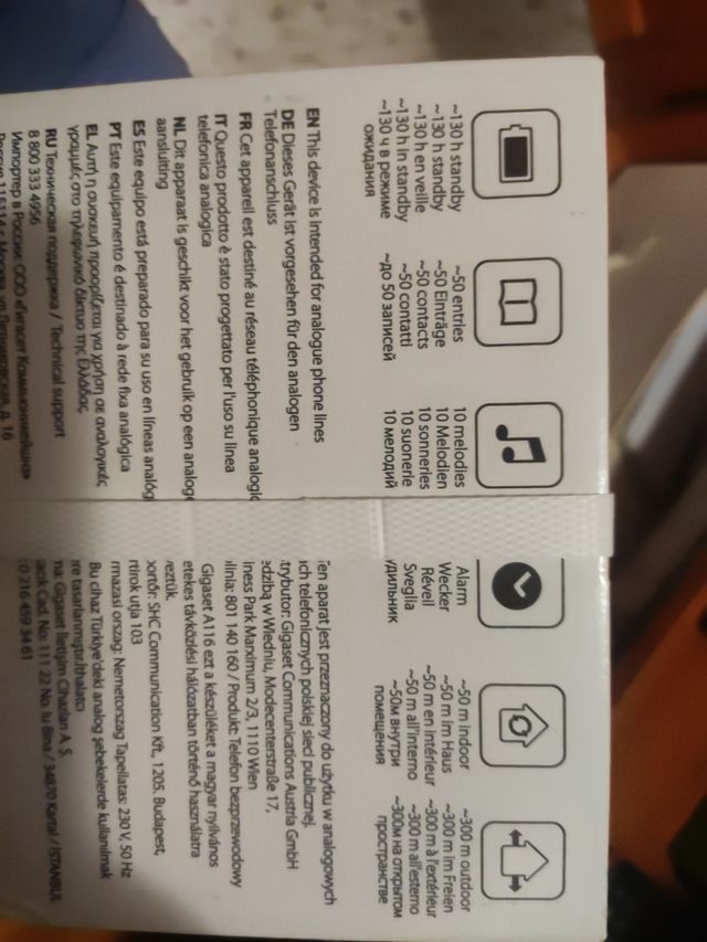 Teléfono inalámbrico.