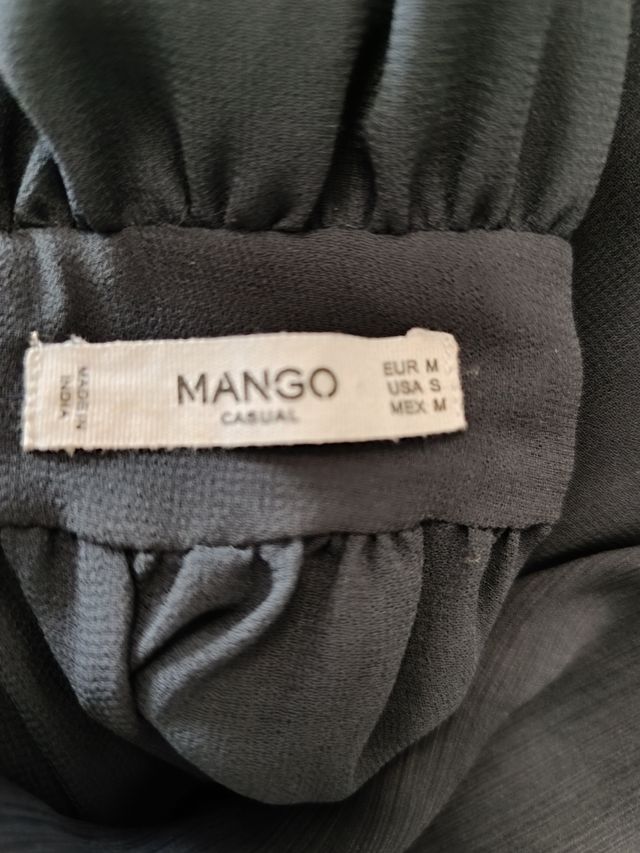 Mango mng mono corto gasa