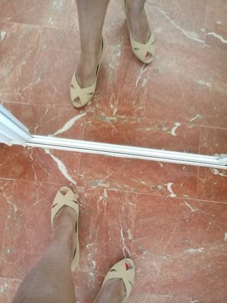 Zapatos tipo Sandalias tacón 
