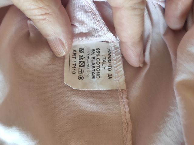 Blusa algodón made in Italy