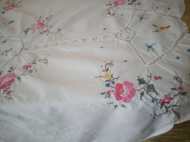 Tovaglia rotonda vintage