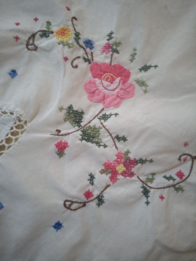 Tovaglia rotonda vintage