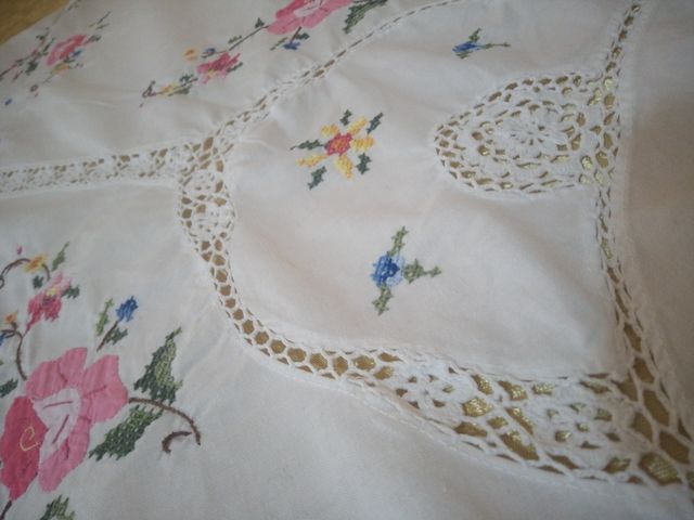 Tovaglia rotonda vintage