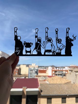 one piece despedida vivi cuadro 3d