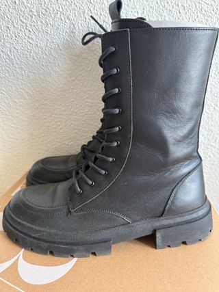 Botines cordones Zara