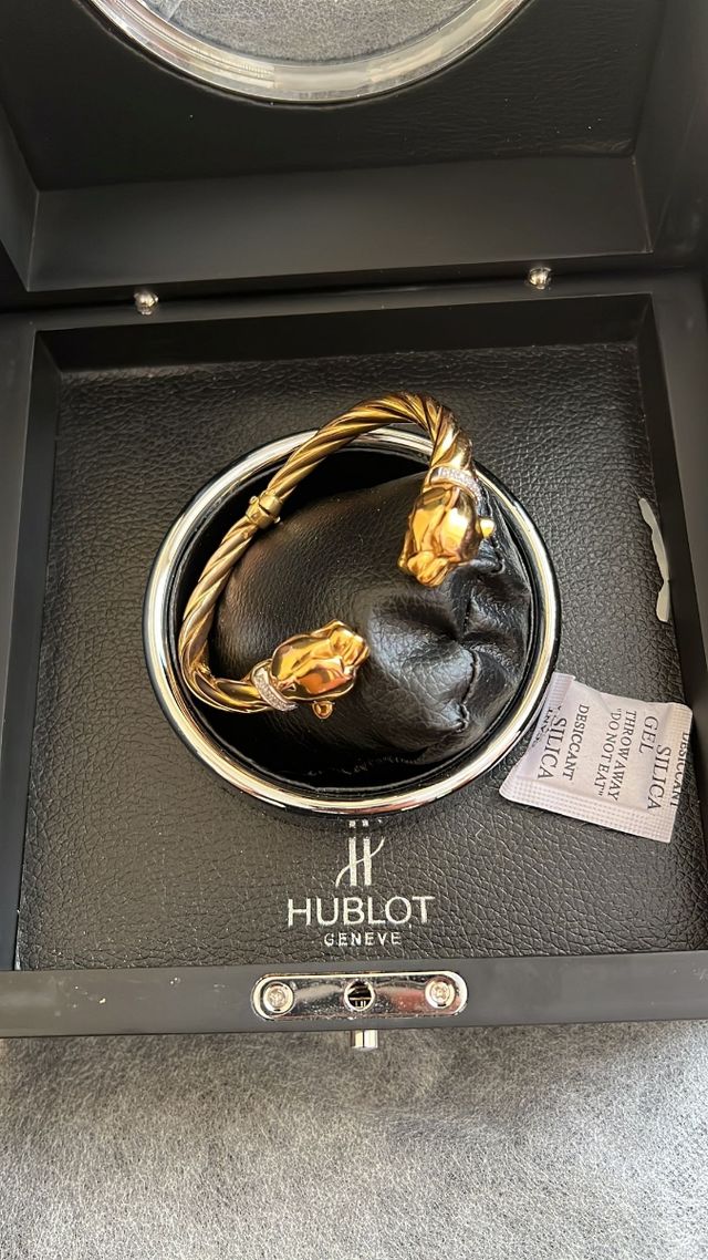 Pulsera / colgante estilo cartier oro 18 k