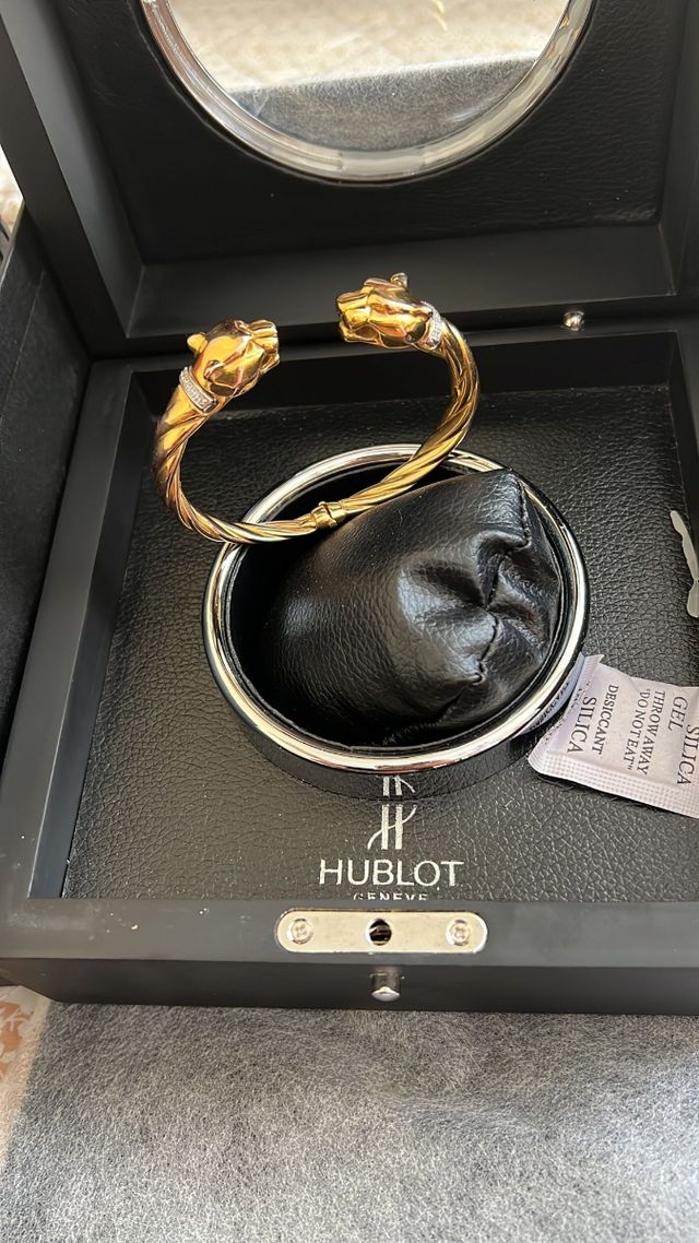 Pulsera / colgante estilo cartier oro 18 k