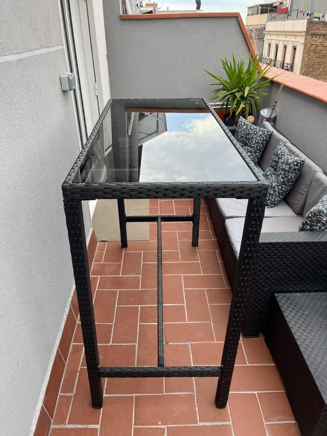 Mesa terraza alta