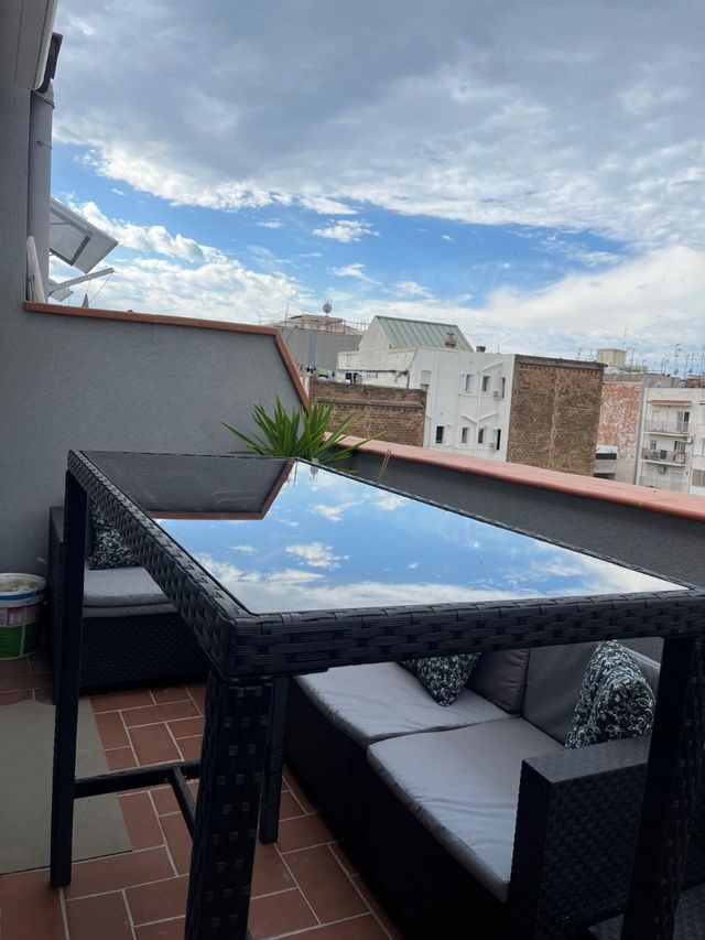 Mesa terraza alta