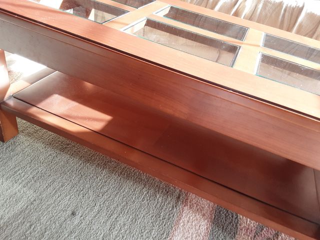 Mesa centro de cerezo