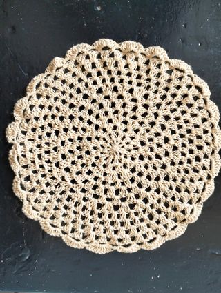 Tapete crochet hecho a mano