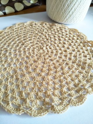 Tapete crochet hecho a mano