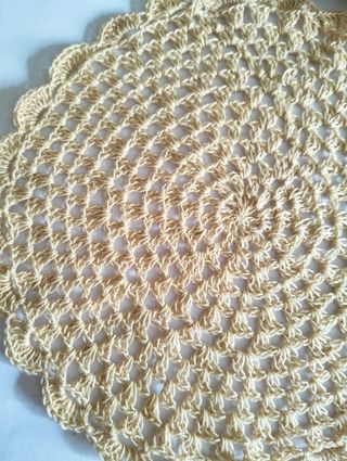 Tapete crochet hecho a mano