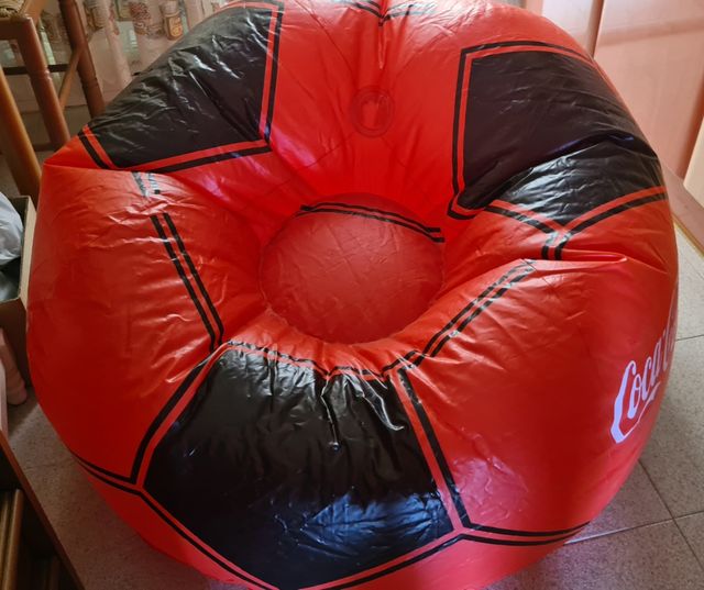 Puf hinchable Coca-Cola