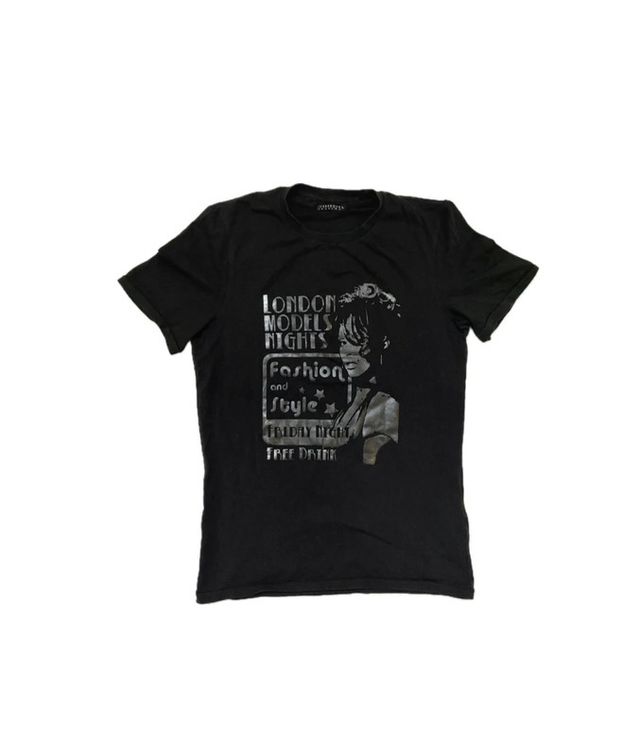 Maglietta nera aderente Terranova taglia L