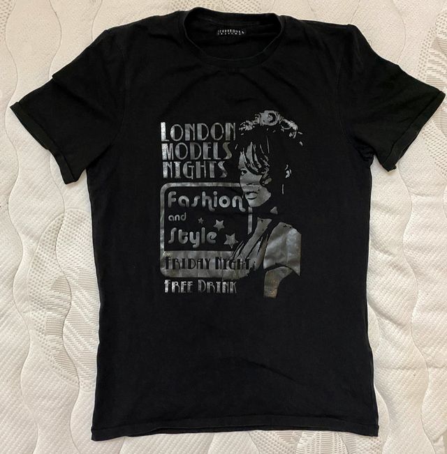 Maglietta nera aderente Terranova taglia L