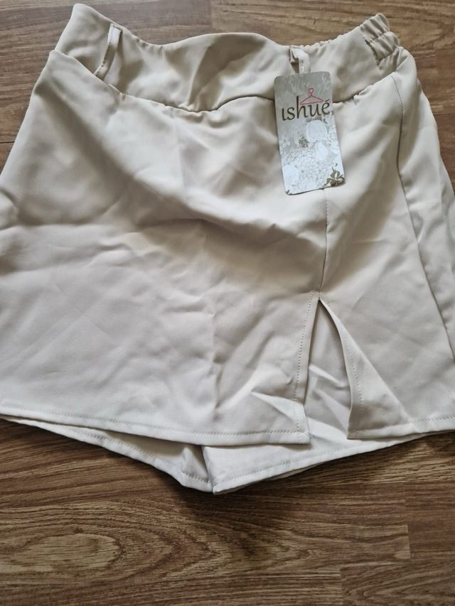 Panta/gonna beige nuova